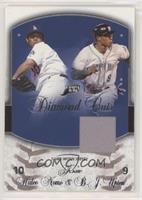 Hideo Nomo, B.J. Upton (Jersey) #/150