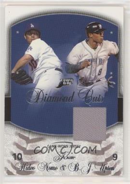 2005 Flair - Diamond Cuts - Jerseys #DC-BU - Hideo Nomo, B.J. Upton (Jersey) /150