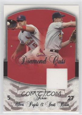 2005 Flair - Diamond Cuts - Jerseys #DC-SR - Albert Pujols, Scott Rolen (Jersey) /150