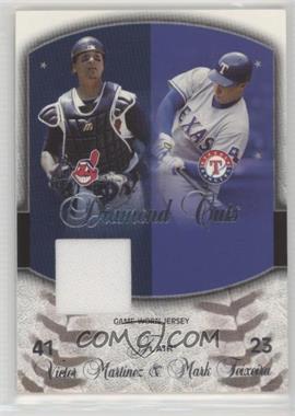 2005 Flair - Diamond Cuts - Jerseys #DC-VM - Victor Martinez (Jersey), Mark Teixeira /150