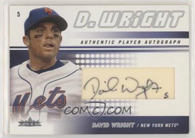 2005 Fleer - Multi-Product Insert Gradient Authentic Player Autographs #FA-DW - David Wright /300