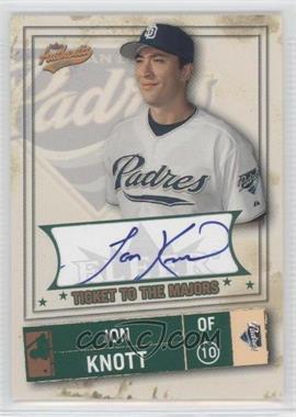 2005 Fleer Authentix - [Base] - Club Box #114 - Jon Knott /50