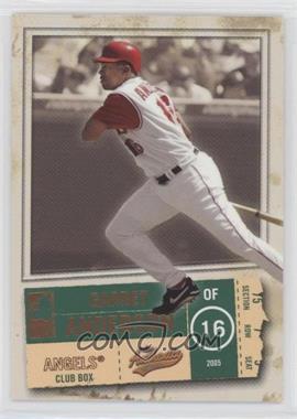 2005 Fleer Authentix - [Base] - Club Box #67 - Garret Anderson /50