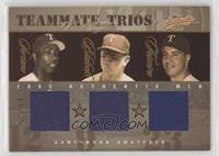 Alfonso Soriano, Hank Blalock, Mark Teixeira #/25