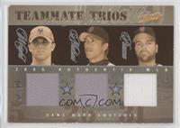 David Wright, Kazuo Matsui, Mike Piazza #/75