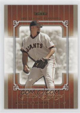 2005 Fleer Classic Clippings - [Base] - First Edition #25 - Jason Schmidt /150