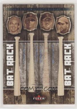 2005 Fleer Classic Clippings - Bat Rack #BR-GC/JR/KM/MP - Gary Carter, Jose Reyes, Kazuo Matsui, Mike Piazza