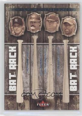 2005 Fleer Classic Clippings - Bat Rack #BR-JG/RP/MT/CD - Jason Giambi, Rafael Palmeiro, Mark Teixeira, Carlos Delgado