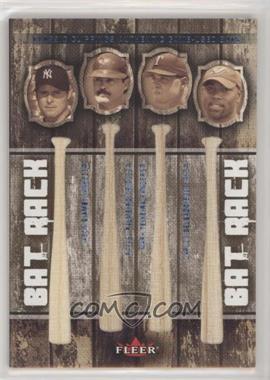 2005 Fleer Classic Clippings - Bat Rack #BR-JG/RP/MT/CD - Jason Giambi, Rafael Palmeiro, Mark Teixeira, Carlos Delgado