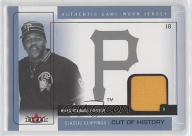 2005 Fleer Classic Clippings - Cuts of History Single - Blue Materials #CH-WS - Willie Stargell