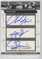 Chone Figgins, Nick Swisher, Charlton Jimerson #/99