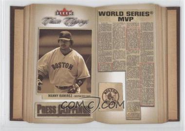 2005 Fleer Classic Clippings - Press Clippings #2 PC - Manny Ramirez