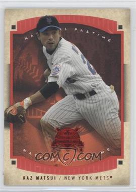 2005 Fleer National Pastime - [Base] - Red #21 - Kazuo Matsui /150