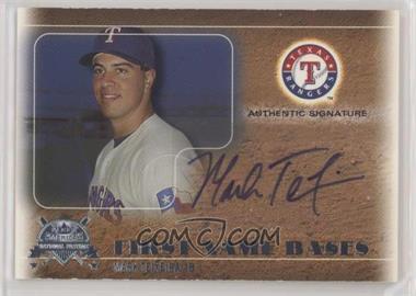 2005 Fleer National Pastime - First Name Bases - Silver #FNB-MT - Mark Teixeira /225 [EX to NM]