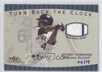 Jeffrey Hammonds (2001 Turn Back the Clock) #/17