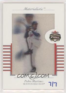 2005 Fleer National Pastime - Game-Used Buybacks #_PEMA - Pedro Martinez (2002 Materialistic Away) /7