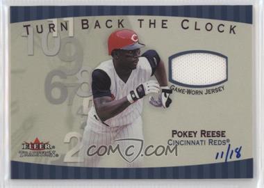 2005 Fleer National Pastime - Game-Used Buybacks #_PORE - Pokey Reese (2001 Tradition Turn Back the Clock Jerseys) /18