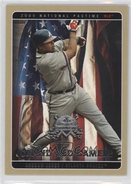 2005 Fleer National Pastime - Grand Old Gamers #33 GOG - Andruw Jones