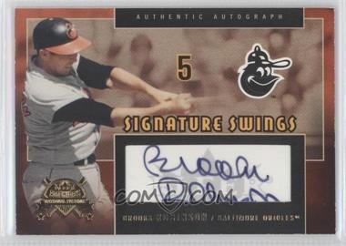 2005 Fleer National Pastime - Signature Swings - Gold #SS-BR - Brooks Robinson /84