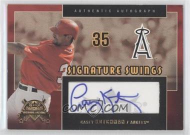 2005 Fleer National Pastime - Signature Swings - Gold #SS-CK - Casey Kotchman /199