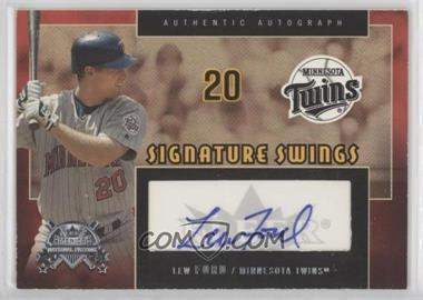 2005 Fleer National Pastime - Signature Swings #SS-LF - Lew Ford