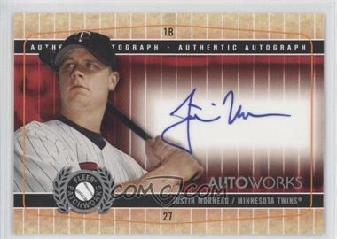 2005 Fleer Patchworks - Autoworks - Silver #AW-JM - Justin Morneau /99