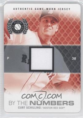 2005 Fleer Patchworks - By the Numbers - Die-Cut Jerseys #BTN-CS - Curt Schilling /199