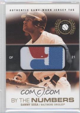 2005 Fleer Patchworks - By the Numbers - Jersey Tags #BTN-SS - Sammy Sosa /1