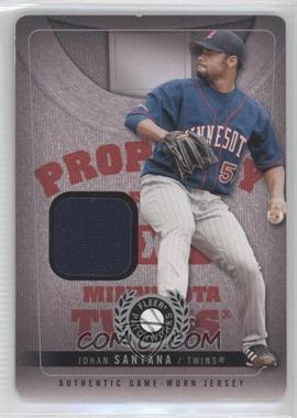 2005 Fleer Patchworks - Property Of - Die-Cut Jerseys #PO-JS - Johan Santana /199