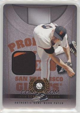 2005 Fleer Patchworks - Property Of - Die-Cut Patches #PO-JS2 - Jason Schmidt /25