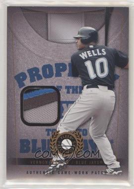 2005 Fleer Patchworks - Property Of - Patches #PO-VW - Vernon Wells /99