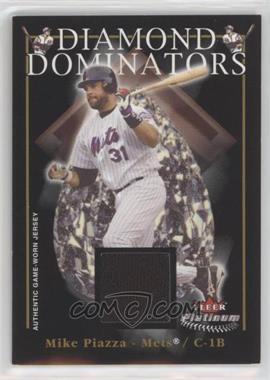 2005 Fleer Platinum - Diamond Dominators - Gold Jerseys #DD/MP - Mike Piazza /199