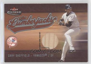 2005 Fleer Platinum - Lumberjacks - Silver Bats #LJ/GS - Gary Sheffield