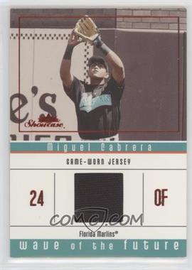 2005 Fleer Showcase - Wave of the Future - Red Jersey #WF-MC - Miguel Cabrera /610