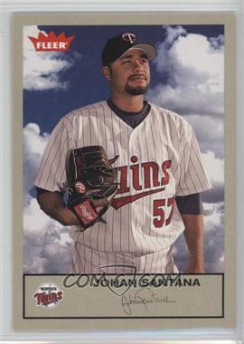 2005 Fleer Tradition - [Base] - Grey Back #124 - Johan Santana