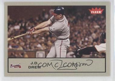 2005 Fleer Tradition - [Base] - Grey Back #183 - J.D. Drew