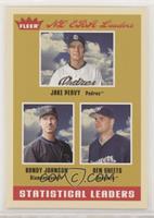 Statistical Leaders - Jake Peavy, Randy Johnson, Ben Sheets [EX to NM]