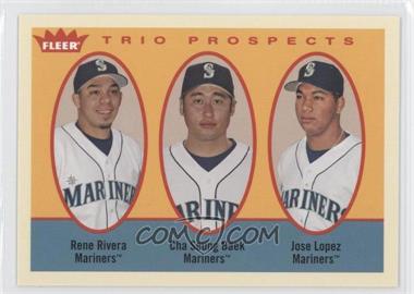 2005 Fleer Tradition - [Base] #326 - Rene Rivera, Jose Lopez, Cha Seung Baek