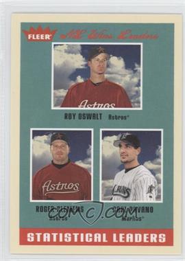 2005 Fleer Tradition - [Base] #4 - Statistical Leaders - Roy Oswalt, Carl Pavano, Roger Clemens