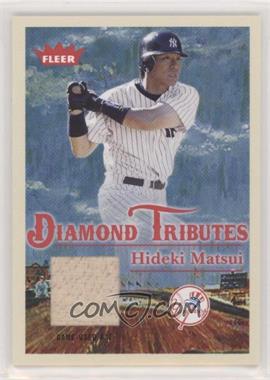 2005 Fleer Tradition - Diamond Tributes - Materials #DT/HM - Hideki Matsui