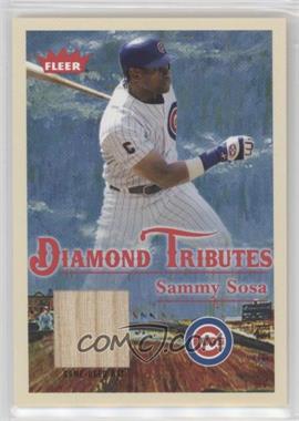 2005 Fleer Tradition - Diamond Tributes - Materials #DT/SS - Sammy Sosa