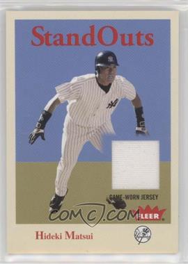 2005 Fleer Tradition - Stand Outs - Jersey #SO-HM - Hideki Matsui