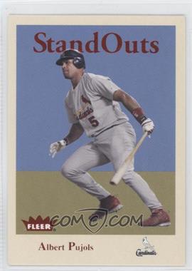 2005 Fleer Tradition - Stand Outs #1 SO - Albert Pujols