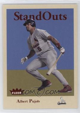 2005 Fleer Tradition - Stand Outs #1 SO - Albert Pujols
