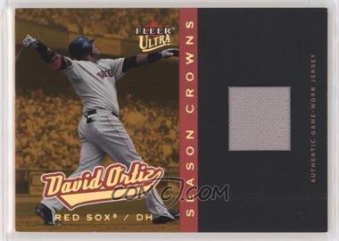 2005 Fleer Ultra - [Base] - Season Crowns Gold Medallion Memorabilia #17 - David Ortiz /99