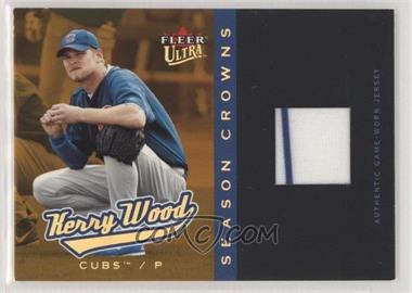 2005 Fleer Ultra - [Base] - Season Crowns Gold Medallion Memorabilia #8 - Kerry Wood /99