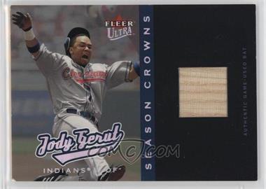 2005 Fleer Ultra - [Base] - Season Crowns Platinum Medallion Memorabilia #144 - Jody Gerut /25