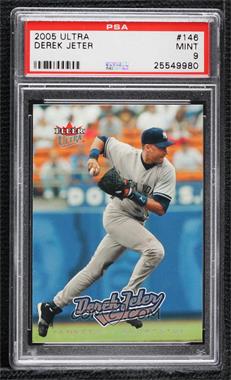 2005 Fleer Ultra - [Base] #146 - Derek Jeter [PSA 9 MINT]