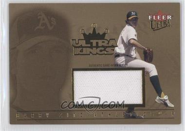 2005 Fleer Ultra - Ultra Kings Memorabilia - UltraSwatch #UKJU-BZ - Barry Zito /75