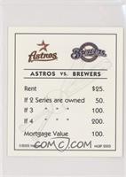 Astros VS Brewers